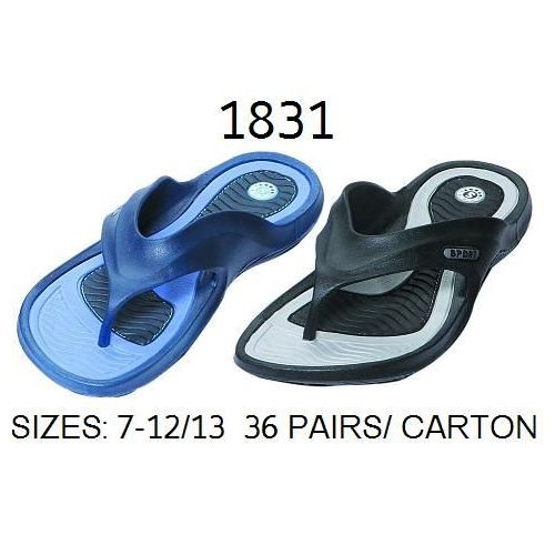 Wholesale Footwear Men's Shower Slipper Assorted Colors
