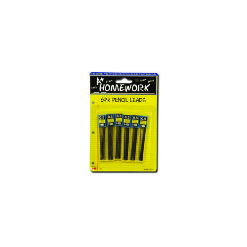 Wholesale Footwear Mechanical Pencil Leads - 6 Pk X 12/pk - (0.5hb