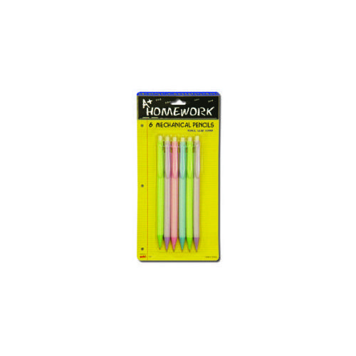 Wholesale Footwear Mechanical Pencils - 6 pk