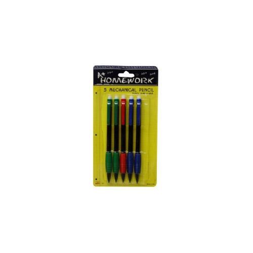 Wholesale Footwear Mechanical Pencils W/ GriP-5pk