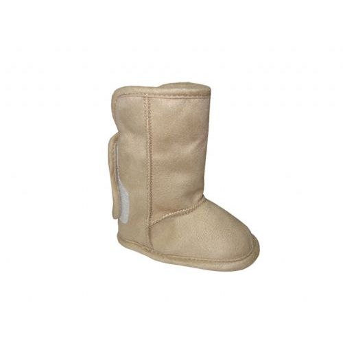 Wholesale Footwear Beige Microsude Plush Boots