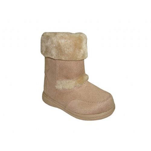 Wholesale Footwear Beige Microsude Plush Boots