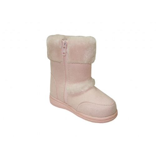 Wholesale Footwear Pink Microsude Plush Boots
