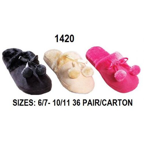 Wholesale Footwear Ladies Plush Slipper