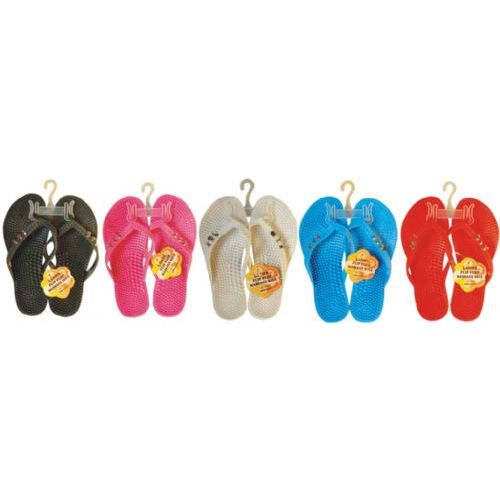 Wholesale Footwear Ladies Flip Flop With Stones