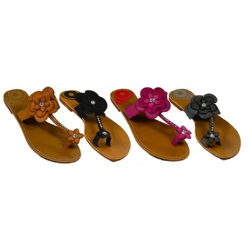 Wholesale Footwear Ladies Floral Sandal