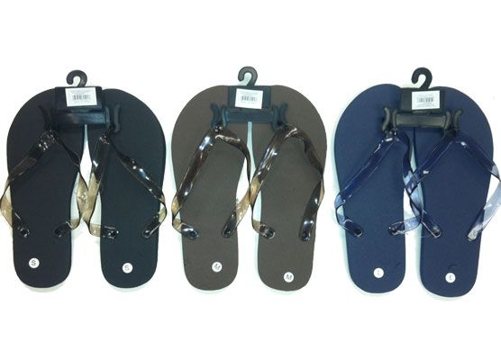 Wholesale Footwear Men's Flip Flops - Solid Colors