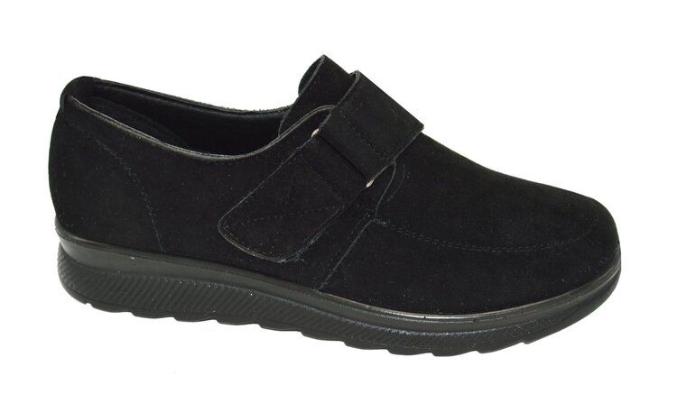 Wholesale Footwear Comfort Work Shoes Hotel Restaurant Walking Slip Resistant, Color Black Size 7-11