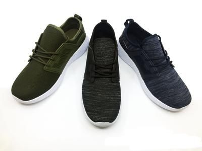 Wholesale Footwear Contemporary Men's Breathable Sneakers With Laces In Olive