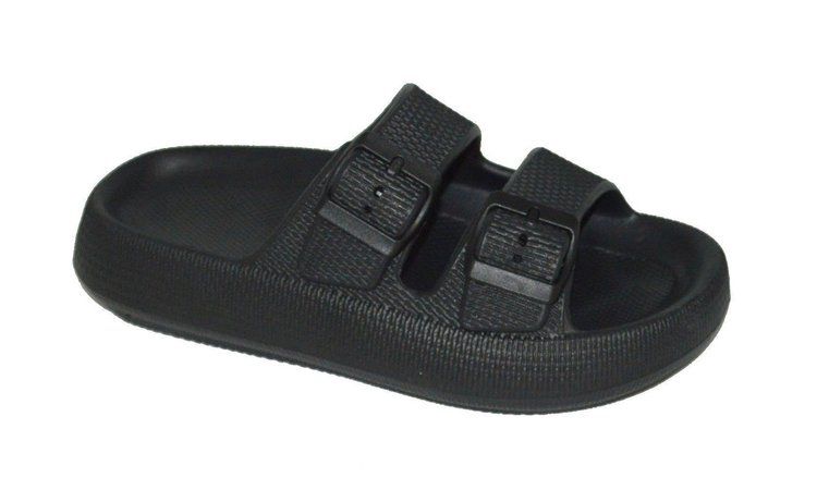 Wholesale Footwear Women Eva Slippers In Black Size 7-11