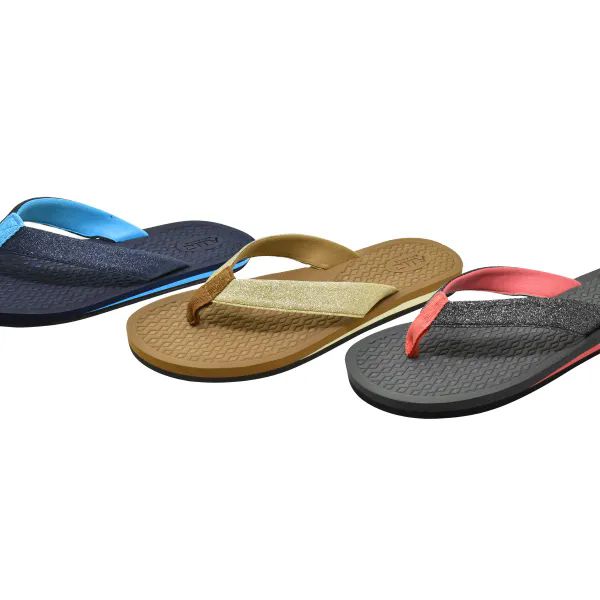 Wholesale Footwear Fashion Flip Flops Assortment Of Colors Man Made Sole And Upper Imported