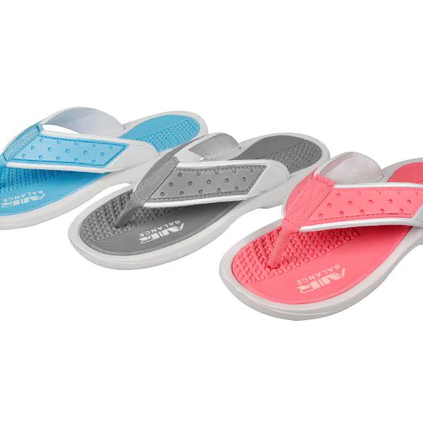 Wholesale Footwear Girls Fashion Flip Flops Assortment Of Colors Man Made Sole And Upper Imported