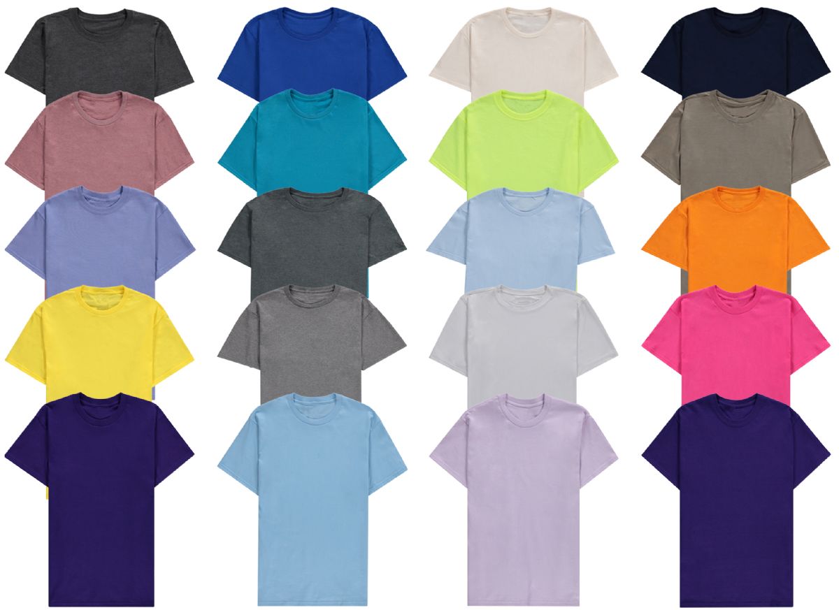 Wholesale Footwear Mens Cotton Short Sleeve T Shirts Mix Colors And Mix Sizes