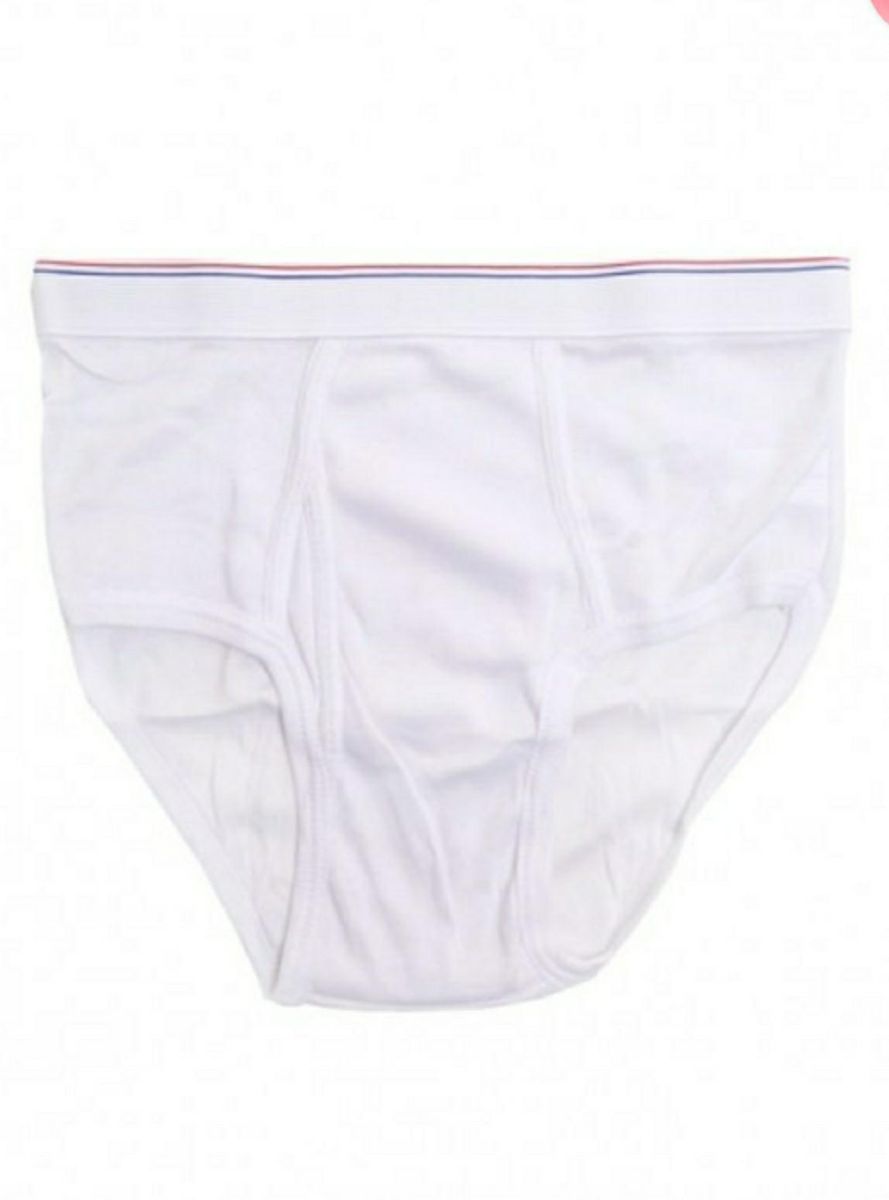 Wholesale Footwear Mens White Cotton Blend Briefs Mix Sizes S-xl