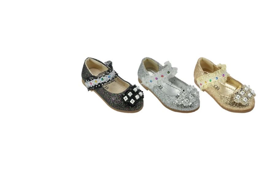 Wholesale Footwear Toddlers Shoes Color Silver