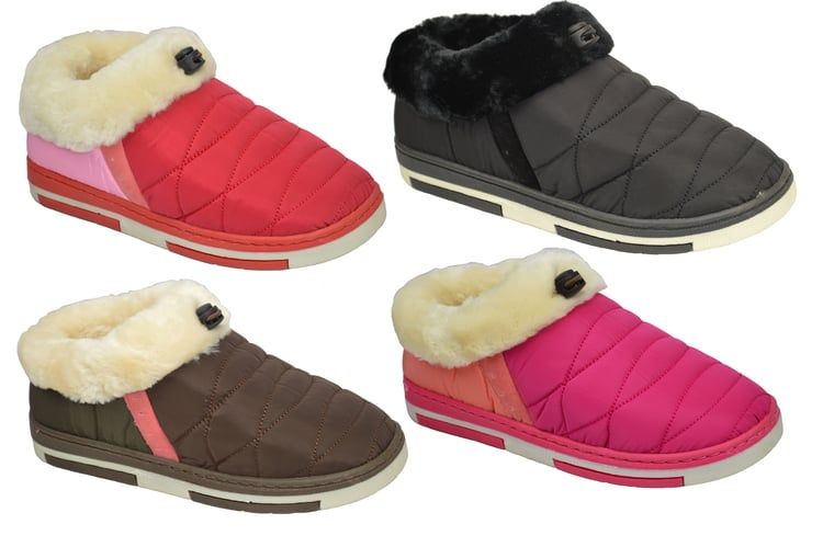 Wholesale Footwear Woman Faux Fur Fuzzy Comfy Soft Plush Indoor Outdoor Slipper Assorted Color And Size 7-12