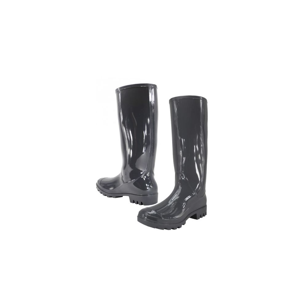 Wholesale Footwear Women's 13.5 Inches Rubber Rain Boots In Gray Sizes 6-11