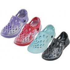 Wholesale Footwear Women's 2 Tones Soft Eva Sandals 6-11