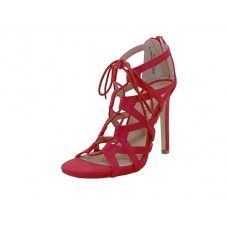 Wholesale Footwear Women's Mixx Shuz" High Heel Gladiator Strap Sandals Red Color