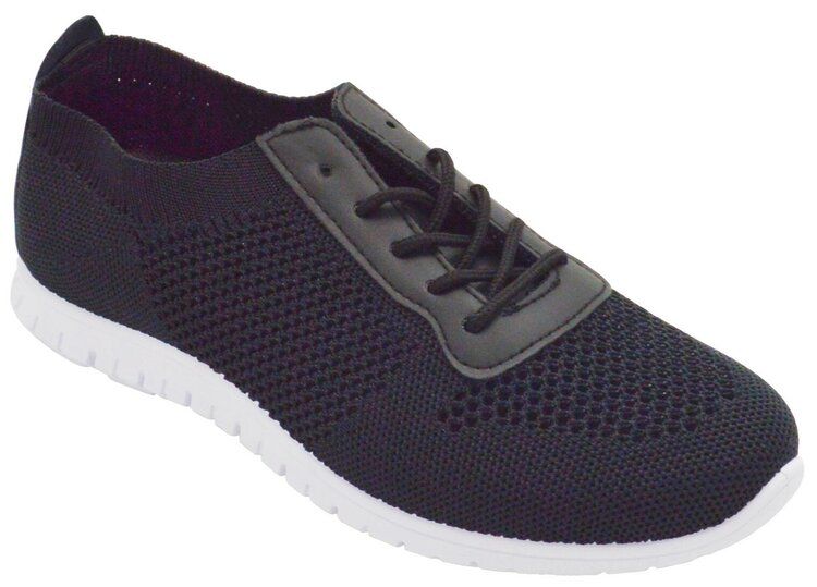 Wholesale Footwear Women Sneakers Black Size 6 - 10 Assorted