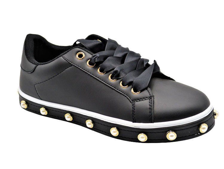 Wholesale Footwear Women Sneakers Black Size 6 - 10 Assorted