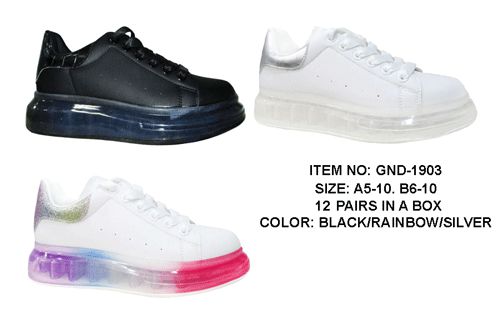 Wholesale Footwear Women Sneakers Rainbow Size 6 - 10 Assorted